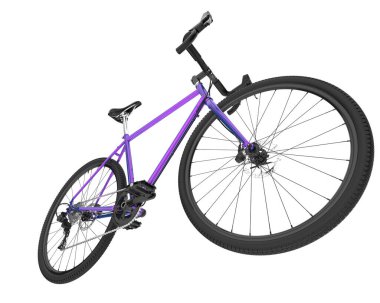 Black and white illustration of bicycle