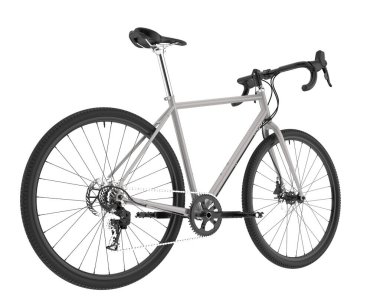 Black and white illustration of bicycle