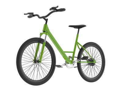 Black and white illustration of bicycle