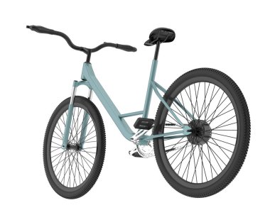 Black and white illustration of bicycle