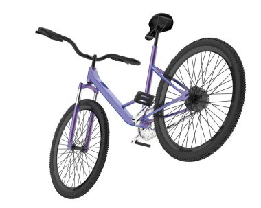 Black and white illustration of bicycle