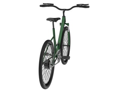 Black and white illustration of bicycle