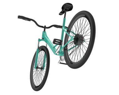 Black and white illustration of bicycle