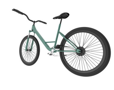 Black and white illustration of bicycle