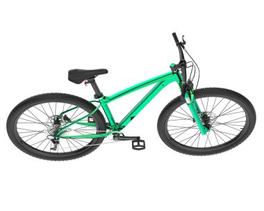 Black and white illustration of bicycle