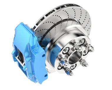 Frenler beyaz arkaplanda izole edilmiş. 3d görüntüleme - illüstrasyon