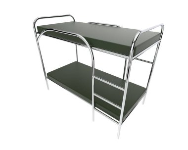 Bunk Bed 3d render illustration