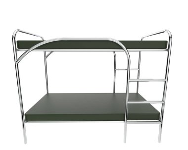 Bunk Bed 3d render illustration