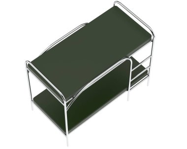 Bunk Bed 3d render illustration