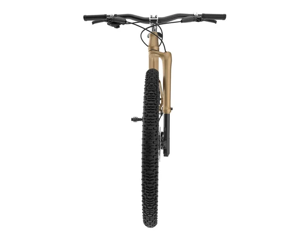Full Suspension Mountain Bike Isolated White Background — стокове фото