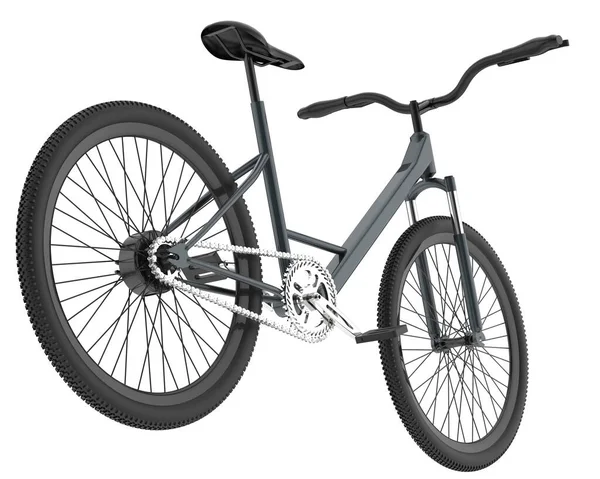 Black and white illustration of bicycle
