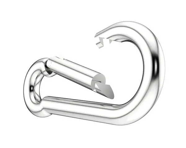 Carabiner Isolated Rendering Illustration — Stock Photo, Image
