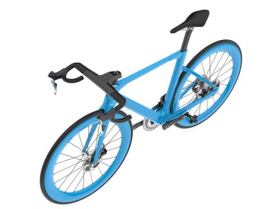 Black and white illustration of classic bike