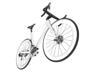 Black and white illustration of classic bike
