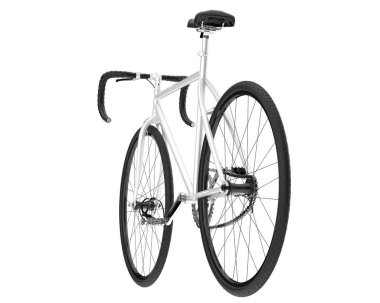 Black and white illustration of classic bike