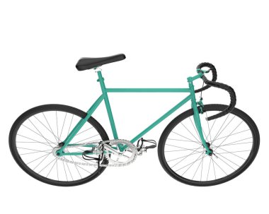 Black and white illustration of classic bike