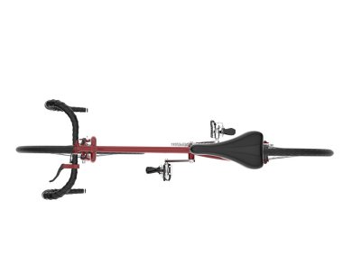 Black and white illustration of classic bike