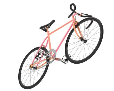 Black and white illustration of classic bike