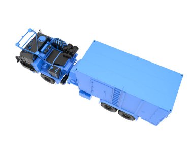 Command and Control Vehicle 3d illustration