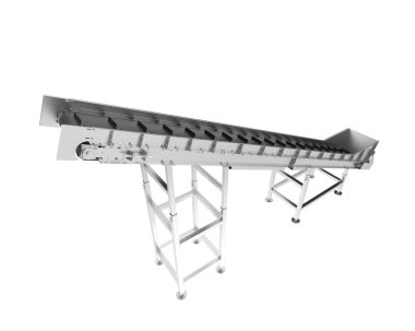 Conveyor belt 3d illustration