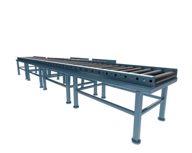 Conveyor belt 3d illustration