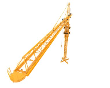 construction crane 3d illustration 