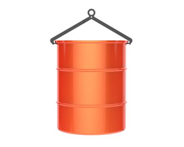 Drum barrel 3d illustration
