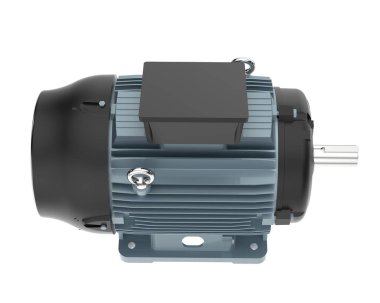 Electric motor 3d illustration