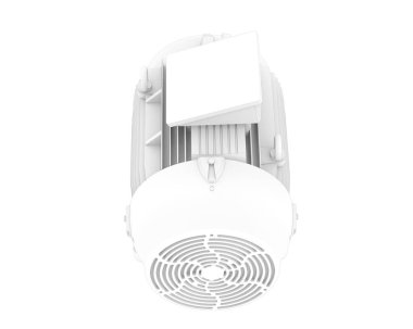 Electric motor 3d illustration