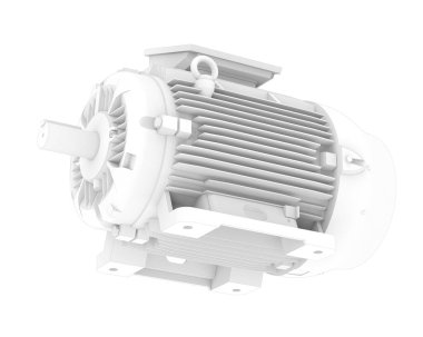 Electric motor 3d illustration