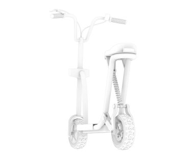 Electric scooter 3d illustration