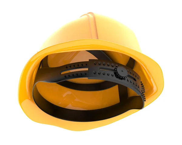 安全ヘルメット 建設キャップ 3Dイラストヘッドカバー — ストック写真