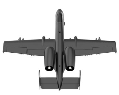 3d rendering image of a fight jet isolated on white background