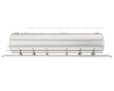 fuel storage isolated on white background