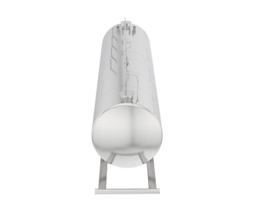 fuel storage isolated on white background