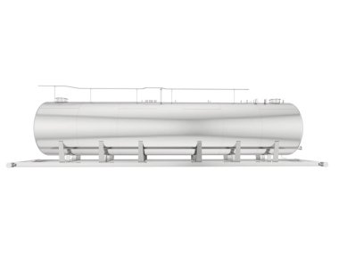 fuel storage isolated on white background