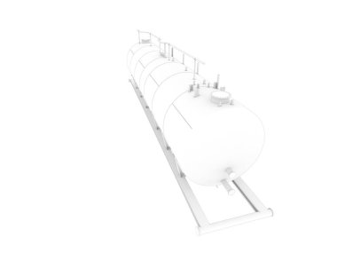 fuel storage isolated on white background