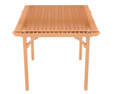 Stylish garden roof, outdoor veranda