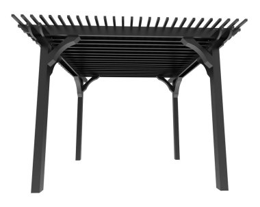 Stylish garden roof, outdoor veranda