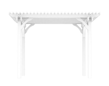 Stylish garden roof, outdoor veranda