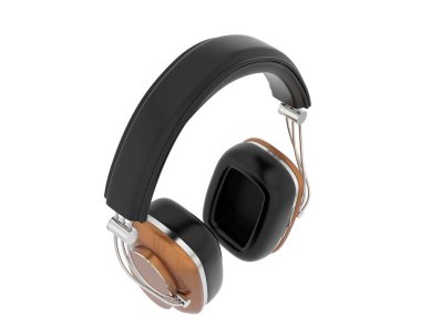 3D illustration of Headphones isolated on white background 