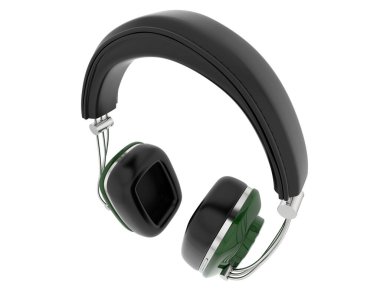 3D illustration of Headphones isolated on white background 
