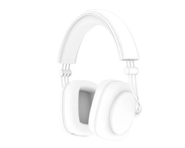 3D illustration of Headphones isolated on white background 