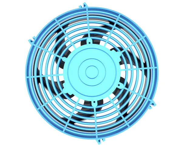 Электрический Вентилятор Изолирован Белом Фоне — стоковое фото