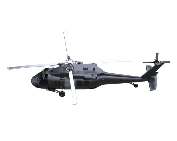 现实的3D直升机近距离飞行 — 图库照片