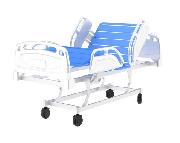 医院病床3D插图图标 — 图库照片