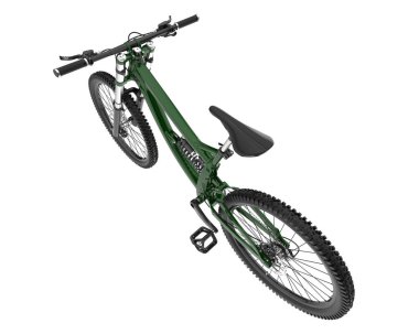 beyaz zemin üzerinde dağ bisikleti