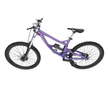 beyaz zemin üzerinde dağ bisikleti