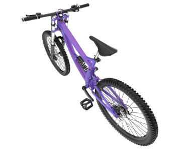 beyaz zemin üzerinde dağ bisikleti