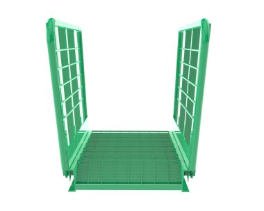 stairs isolated over white background, illustration